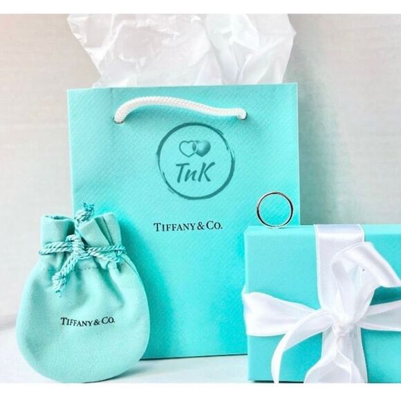 Tiffany & Co 1837 Ring - Narrow - 925 Silver - sz 4.75-5 - Picture 2 of 16